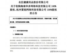 蒂花之秀运营商上演跨界并购！并购两游戏公司