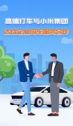 高德打车企业版与小米达成企业用车合作