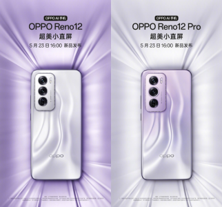 OPPO Reno12系列确认5月23日发布，配备超美小直屏